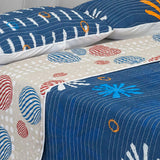 Cubrelecho Español Ambete Cafe Claro de Círculos Para Cama King 200 X 200 Cm - Tendidos y Cubrelechos | Bylmo