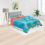 Cubrelecho Español Ambete Salmón de Corazones Para Cama King 200 X 200 Cm - Tendidos y Cubrelechos | Bylmo