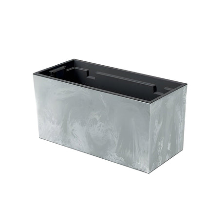 Matera Urbi Case W Beton Gris Concreto 40x20cm Rectangular Para Barandas - Materas y Macetas | Bylmo