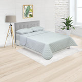 Cubrelecho Doble Faz Convex Blanco Para Cama Doble 140 X 190 Cm Fondo Entero - Tendidos y Cubrelechos | Bylmo