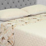Cubrelecho Doble Faz Barcelona Beige Para Cama King 200 X 200 Cm de Rombos - Tendidos y Cubrelechos | Bylmo