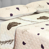 Cubrelecho Doble Faz Style Rosa Claro Para Cama Doble 140 X 190 Cm de Flores - Tendidos y Cubrelechos | Bylmo