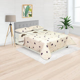 Cubrelecho Doble Faz Style Rosa Claro Para Cama Queen 160 X 190 Cm de Flores - Tendidos y Cubrelechos | Bylmo