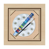 Kit Cuadro para Pintar Gatos en MDF 30x30cm con Acrílicos y Pincel - Cuadros | Bylmo