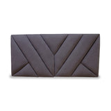 Cabecero Hug Gris Oscuro 100x60cm en la Pared Para Cama Sencilla - Cabeceros | Bylmo