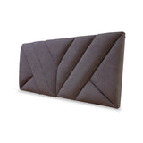 Cabecero Hug Gris Oscuro 100x60cm en la Pared Para Cama Sencilla - Cabeceros | Bylmo