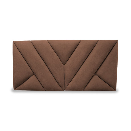 Cabecero Hug Marron 100x60cm en la Pared Para Cama Sencilla - Cabeceros | Bylmo