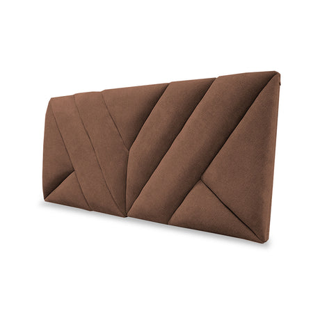 Cabecero Hug Marron 100x60cm en la Pared Para Cama Sencilla - Cabeceros | Bylmo