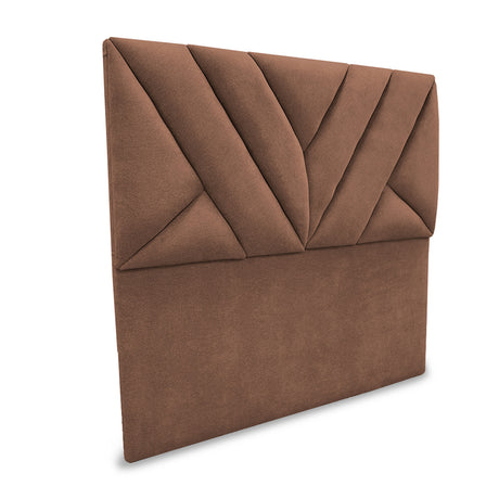 Cabecero Hug Marron 100x115cm a la Estructura de la Cama Para Cama Sencilla - Cabeceros | Bylmo