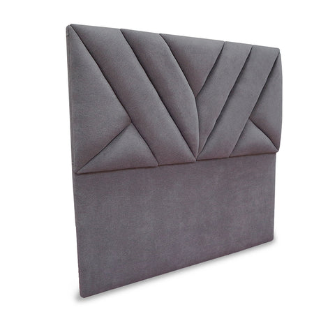 Cabecero Hug Gris Oscuro 140x115cm a la Estructura de la Cama Para Cama Doble - Cabeceros | Bylmo