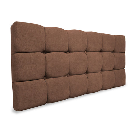 Cabecero Michel Marron 100x60cm en la Pared Para Cama Sencilla - Cabeceros | Bylmo