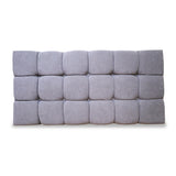 Cabecero Michel Gris Claro 160x60cm en la Pared Para Cama Queen - Cabeceros | Bylmo
