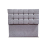 Cabecero Michel Gris Claro 200x115cm a la Estructura de la Cama Para Cama King - Cabeceros | Bylmo