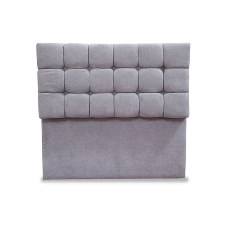 Cabecero Michel Gris Claro 200x115cm a la Estructura de la Cama Para Cama King - Cabeceros | Bylmo
