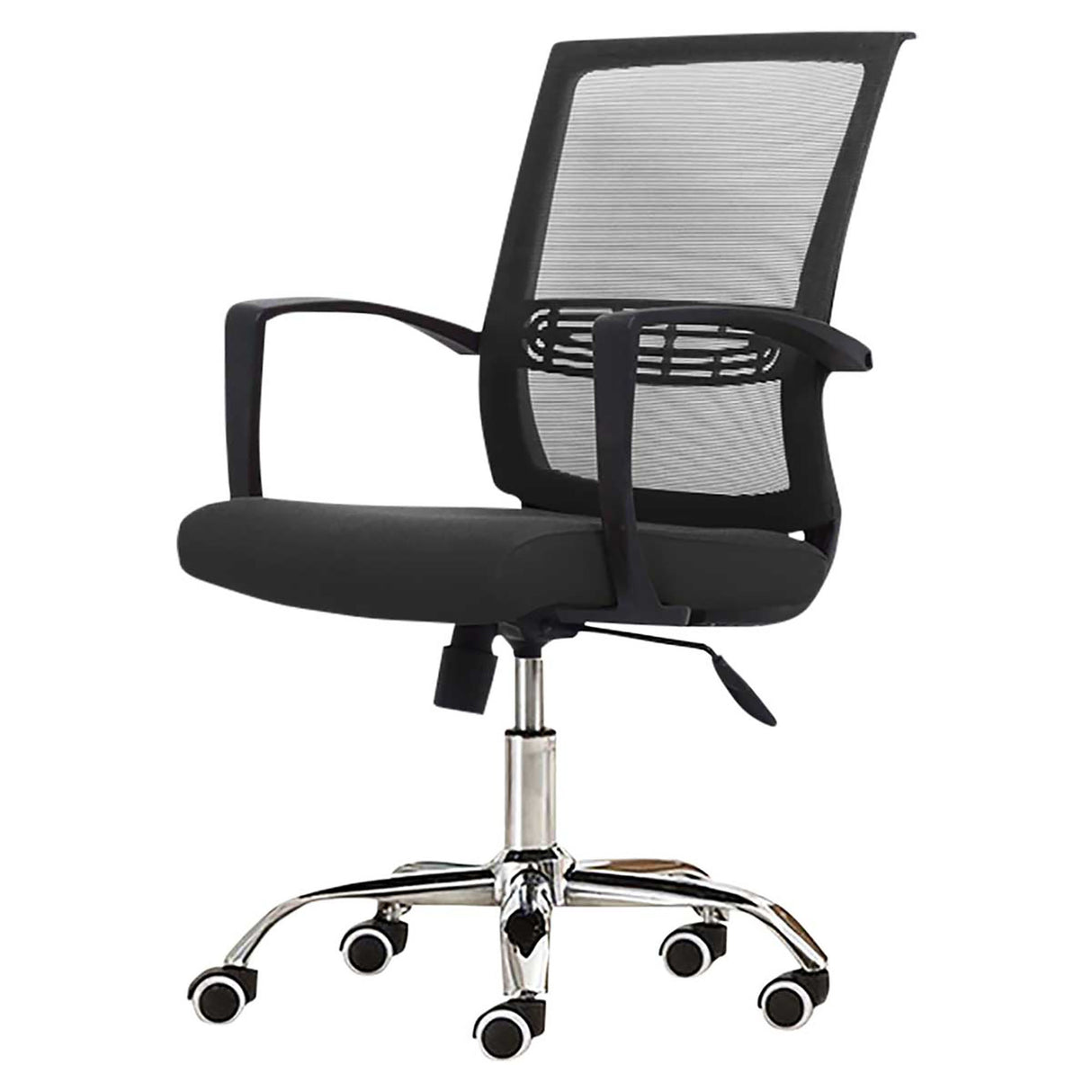 Silla de Oficina Austen 2024 Negro 48x106cm Con Espaldar y Soporte Lumbar - SILLAS DE OFICINA | Bylmo