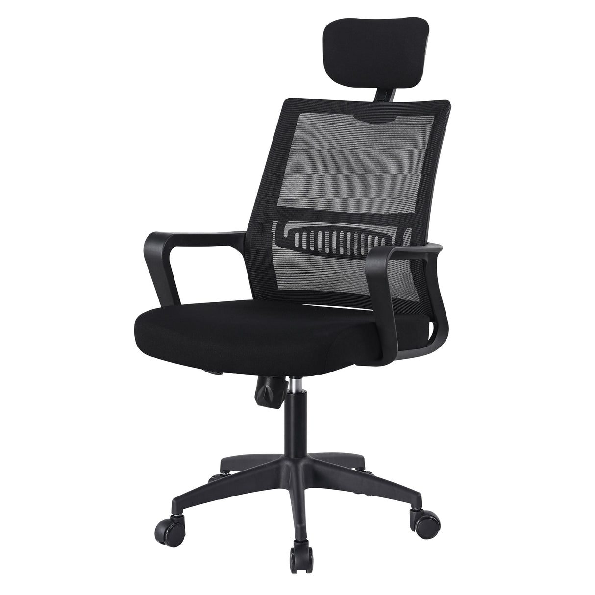 Silla de Oficina Saravena 2024 Negro 50x118cm Con Espaldar y Soporte Lumbar - Sillas de Oficina | Bylmo