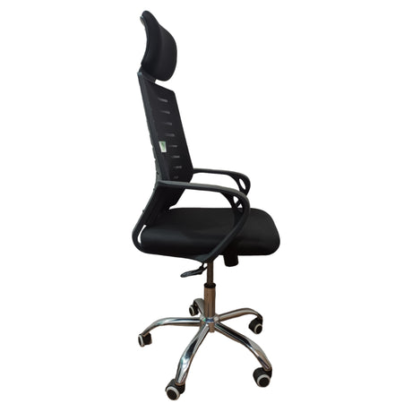 Silla de Oficina Collins 2024 Negro 48x115cm Con Espaldar - SILLAS DE OFICINA | Bylmo