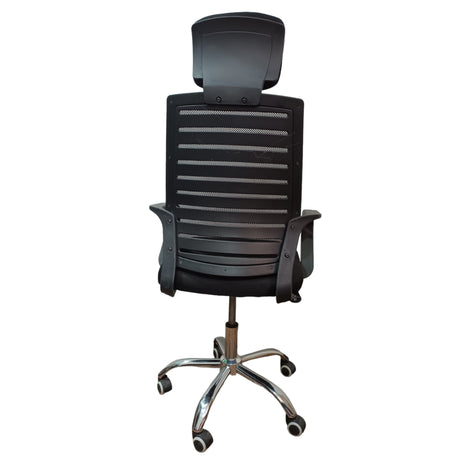 Silla de Oficina Collins 2024 Negro 48x115cm Con Espaldar - SILLAS DE OFICINA | Bylmo