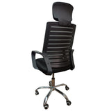 Silla de Oficina Collins 2024 Negro 48x115cm Con Espaldar - SILLAS DE OFICINA | Bylmo