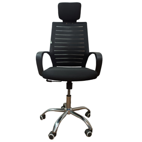 Silla de Oficina Collins 2024 Negro 48x115cm Con Espaldar - SILLAS DE OFICINA | Bylmo