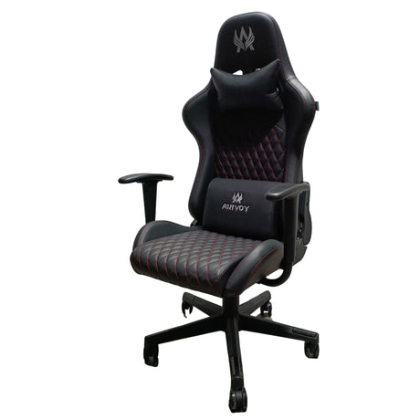 Silla Gamer Maverick 2024 Negra 66x137cm Con Espaldar Reclinable y Soporte Lumbar - SILLAS DE OFICINA | Bylmo