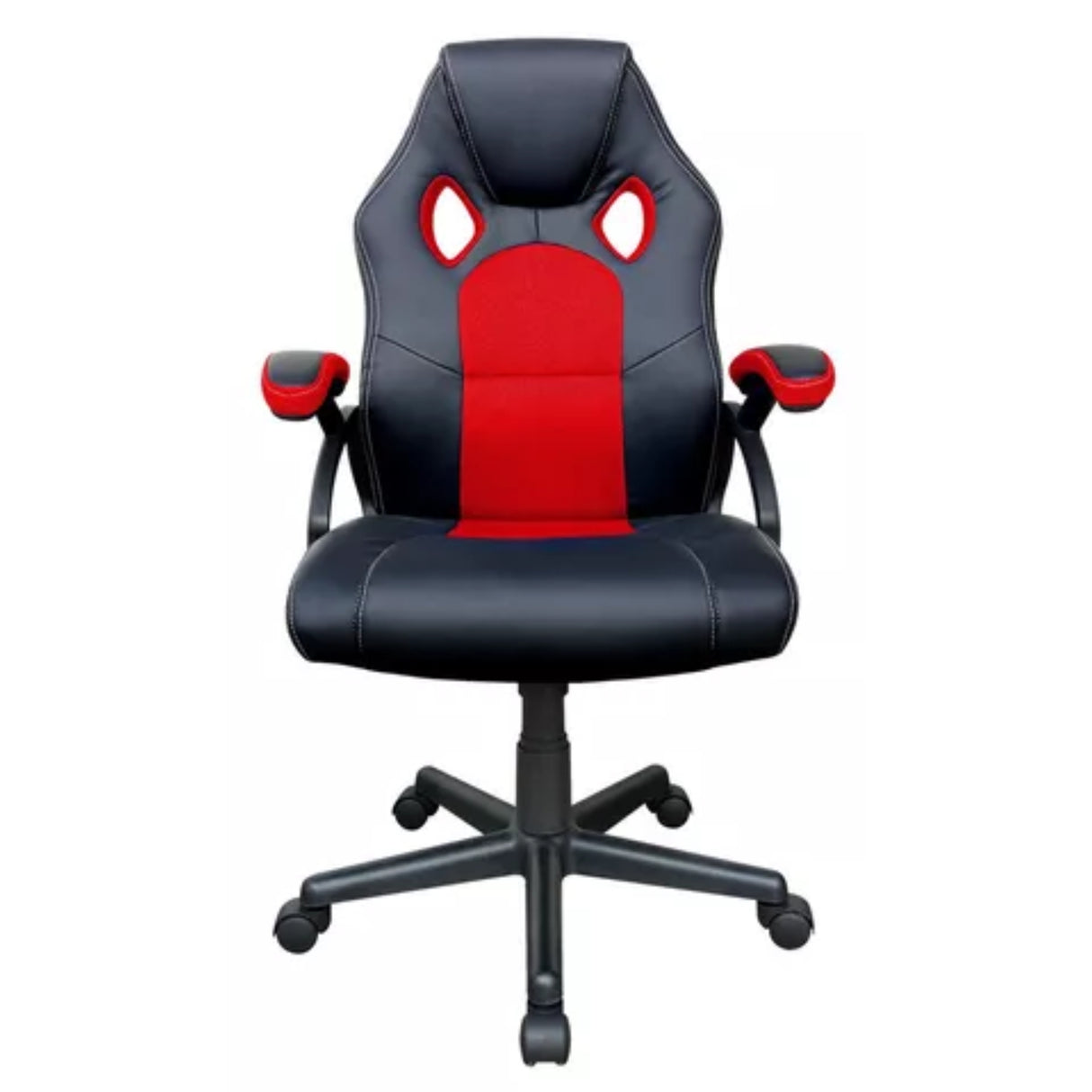 Silla Gamer Raptor 2024 Negro Rojo 64x119cm Con Espaldar y Soporte Lumbar - Sillas de Oficina | Bylmo
