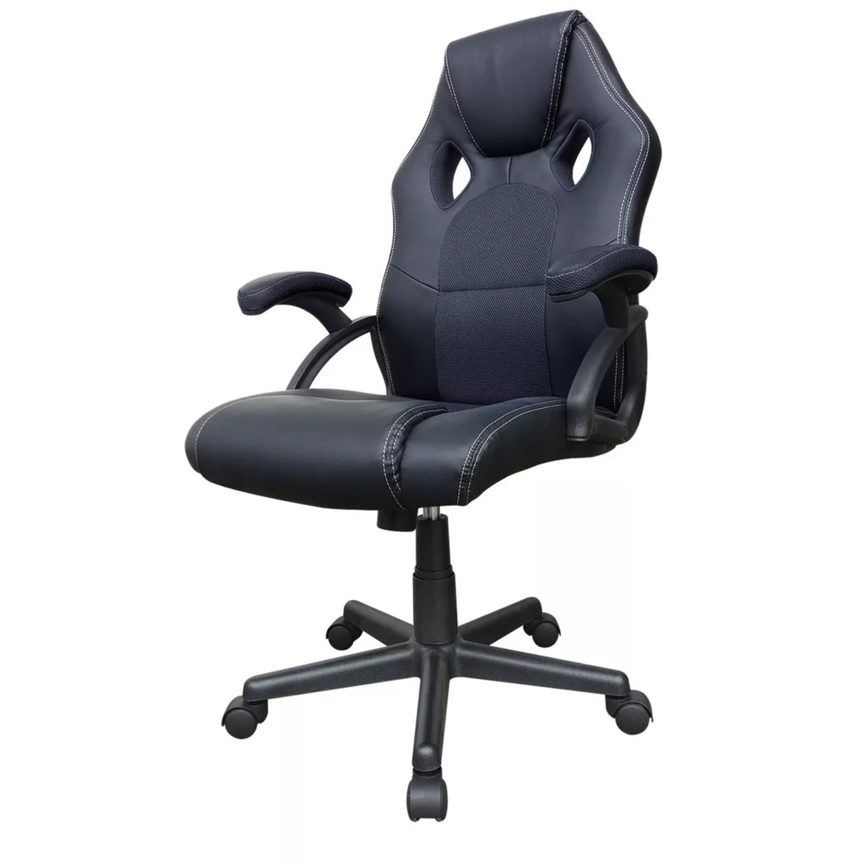 Silla Gamer Raptor 2024 Negro 64x119cm Con Espaldar y Soporte Lumbar - Sillas de Oficina | Bylmo
