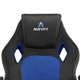 Silla Gamer Doom Negro Azul 66x124cm Sin Espaldar - Sillas de Oficina | Bylmo