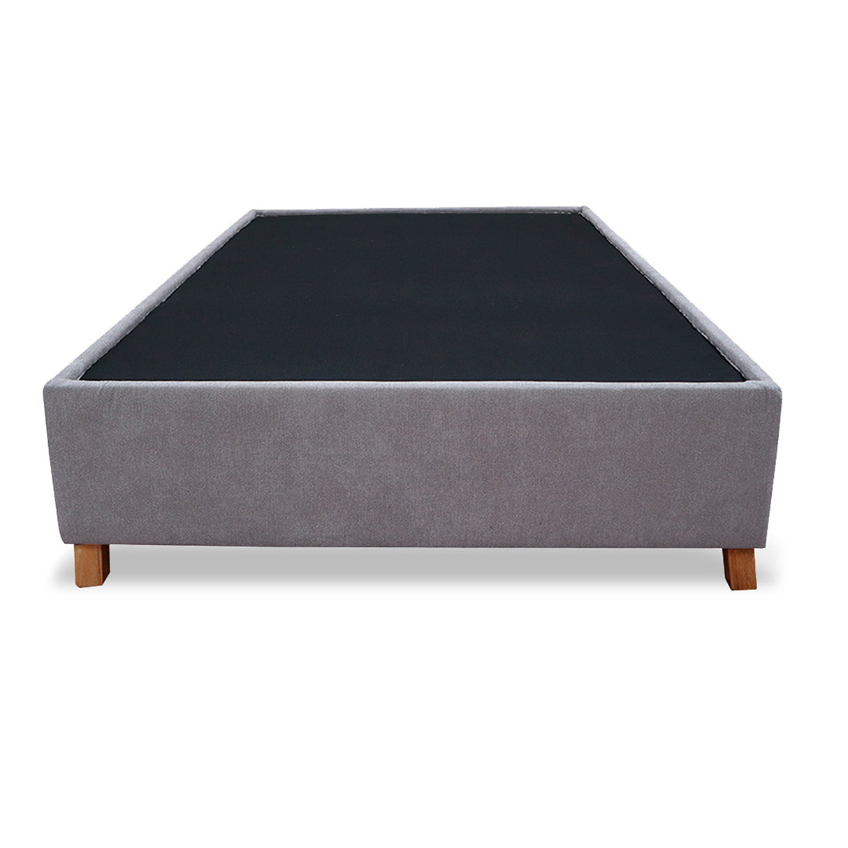 Base Cama Coleccion 1 Gris Claro Semidoble 120 X 190 Cm Con Patas - Camas | Bylmo