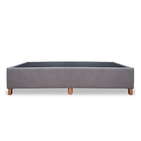 Base Cama Coleccion 1 Gris Claro Semidoble 120 X 190 Cm Con Patas - Camas | Bylmo
