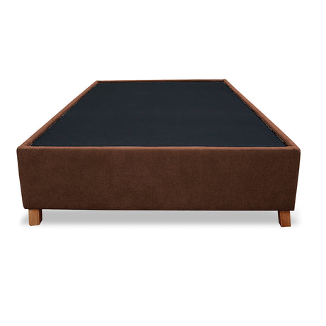 Base Cama Coleccion 1 Marron Semidoble 120 X 190 Cm Con Patas - Camas | Bylmo