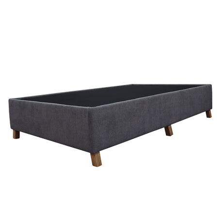 Base Cama Coleccion 1 Gris Oscuro Doble 140 X 190 Cm Con Patas - Camas | Bylmo