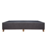 Base Cama Coleccion 1 Gris Oscuro Doble 140 X 190 Cm Con Patas - Camas | Bylmo