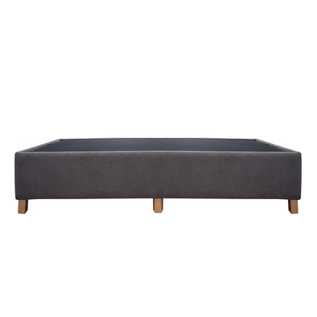 Base Cama Coleccion 1 Gris Oscuro Doble 140 X 190 Cm Con Patas - Camas | Bylmo