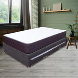 Cama Tarima Coleccion 1 Gris Oscuro Sencillo 100 X 190 Cm Con Patas - Camas | Bylmo