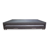 Cama Tarima Coleccion 1 Gris Oscuro Sencillo 100 X 190 Cm Con Patas - Camas | Bylmo