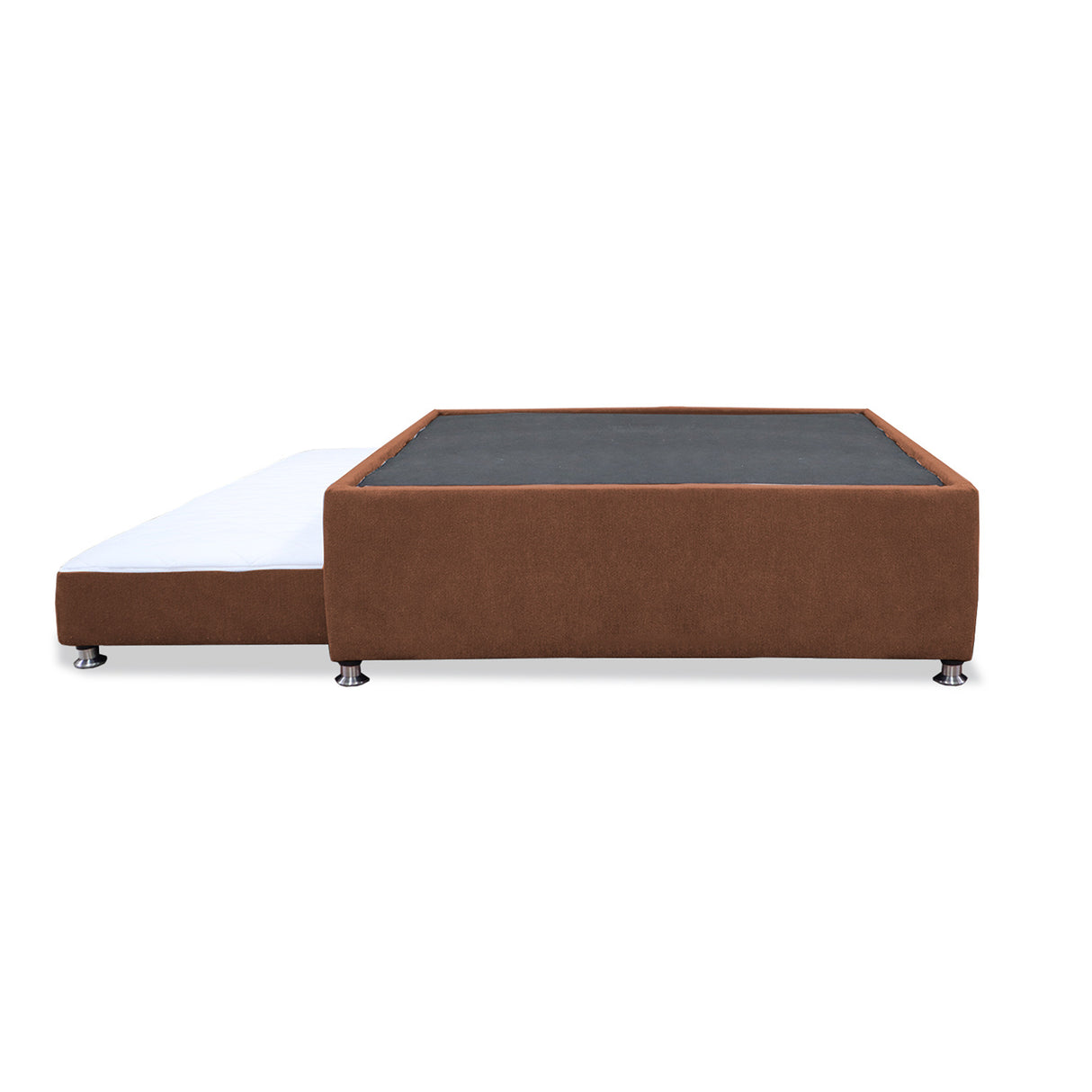 Cama Tarima Coleccion 1 Marron Semidoble 120 X 190 Cm Con Patas - Camas | Bylmo