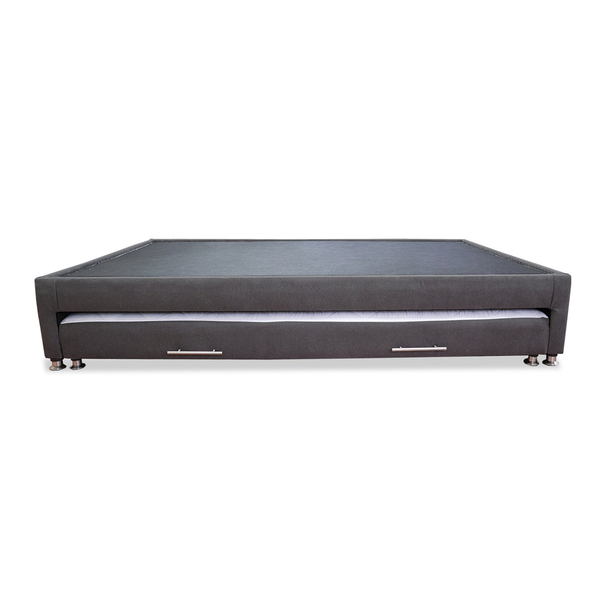 Cama Tarima Coleccion 1 Gris Oscuro Doble 140 X 190 Cm Con Patas - Camas | Bylmo