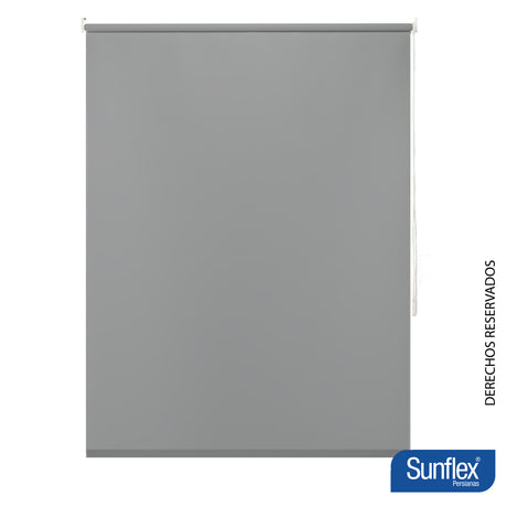 Cortina Blackout Gris 100x180cm de Tubo - Cortinas y Persianas | Bylmo