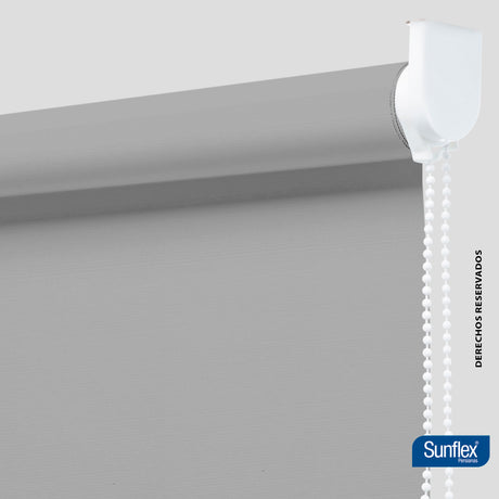 Cortina Blackout Gris 120x180cm de Tubo - Cortinas y Persianas | Bylmo