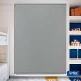 Cortina Blackout Gris 180x180cm de Tubo - Cortinas y Persianas | Bylmo