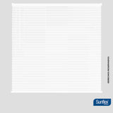 Persiana Horizontal Blanco 100x140cm de Soporte Propio - Cortinas y Persianas | Bylmo