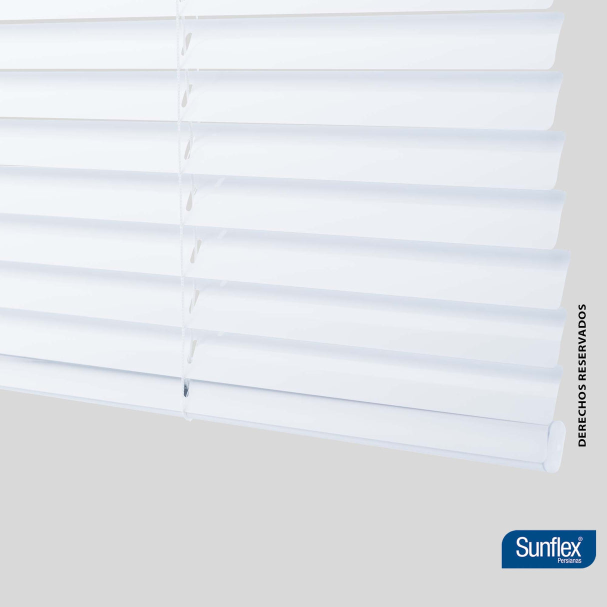Persiana Horizontal Blanco 100x140cm de Soporte Propio - Cortinas y Persianas | Bylmo