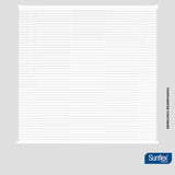 Persiana Horizontal Blanco 140x140cm de Soporte Propio - Cortinas y Persianas | Bylmo