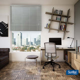 Persiana Horizontal Plata 100x140cm de Soporte Propio - Cortinas y Persianas | Bylmo