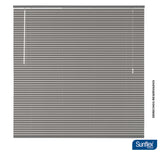 Persiana Horizontal Plata 140x140cm de Soporte Propio - Cortinas y Persianas | Bylmo