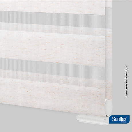 Cortina Roller Duo Arena 140x170cm de Tubo - Cortinas y Persianas | Bylmo