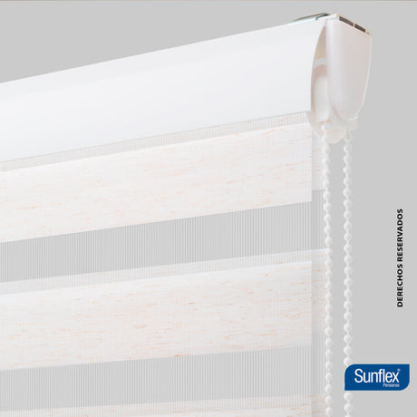 Cortina Roller Duo Arena 120x220cm de Tubo - Cortinas y Persianas | Bylmo