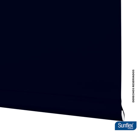 Cortina Blackout Azul 160x180cm de Tubo - Cortinas y Persianas | Bylmo