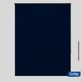 Cortina Blackout Azul 180x180cm de Tubo - Cortinas y Persianas | Bylmo